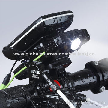 Bike Power Bank with LED Flashlight, SOS Function